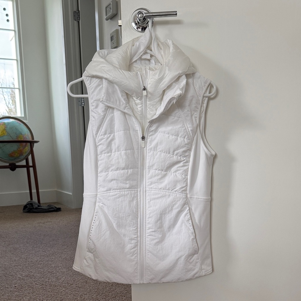 Lululemon Athletica White Puffer Vest